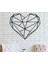 Geometrik Kalp Metal Tablo 2