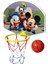 Mickey Mouse Orta Boy Basket Potası 1