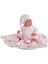 Lala Pijama Toquilla Rosa Sesli 35 cm Bebek 2