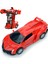 Lamborghini Robota Dönüşen Araba 14 cm Kırmızı 1