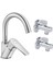 Eca Niobe Kuğu Boru Lavabo Batarya 054+2 Eca Filtreli Ara Musluk 1