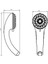 Tulip Banyo Bataryası 61091+Tema Classic Askılı Banyo Duş Seti 52060 2 Li Set 4