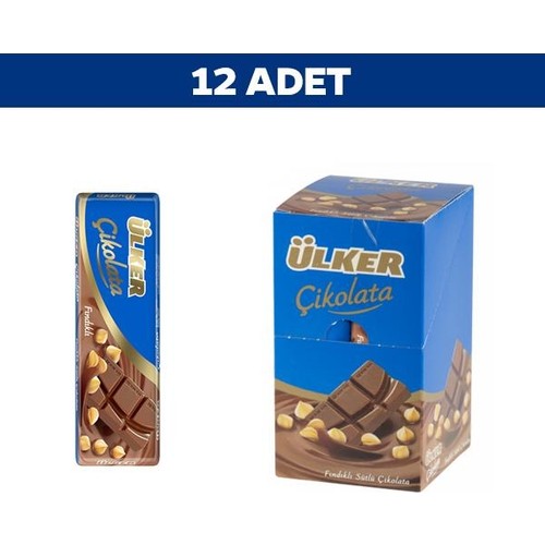 Ülker Fındık Baton Çikolata 32 gr x 12'li Fiyatı