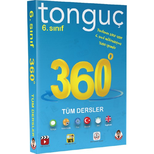Tonguç Akademi 6. Sınıf 360 Soru Bankası (Cep Kitabı) Kitabı