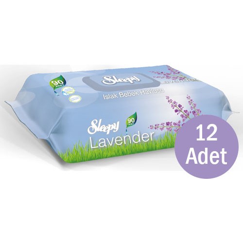 Sleepy Lavanta Islak Mendil 12 x 90� lı Fiyatı Taksit Seçenekleri