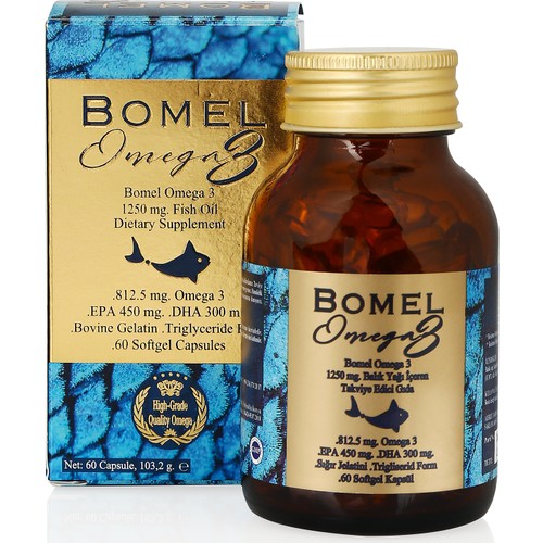Bomel Omega 3 Balık Yağı 1250 Mg 60 Kapsül