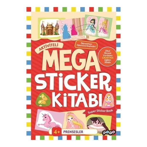  Mega  Sticker  Prensesler Kitab ve Fiyat Hepsiburada