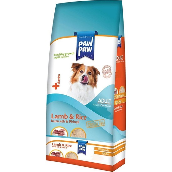Paw Paw Kuzu Etli Ve Pirinçli Yetişkin Köpek Maması 1 Kg Fiyatı