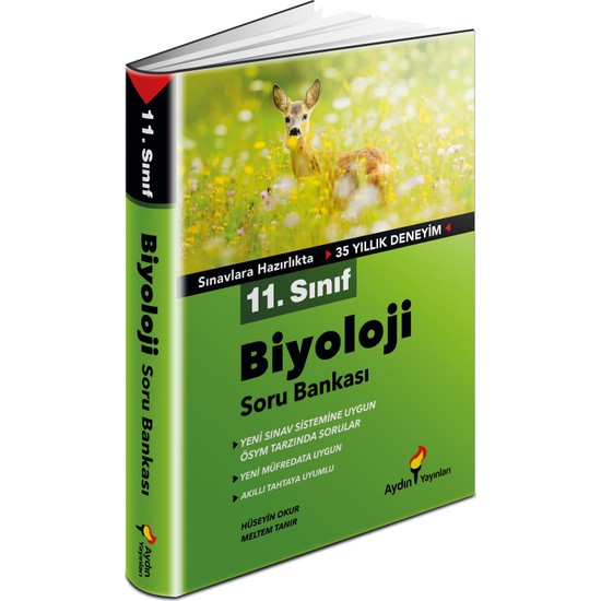 Aydın Yayınları 11. Sınıf Biyoloji Soru Bankası Kitabı Ve Fiyatı