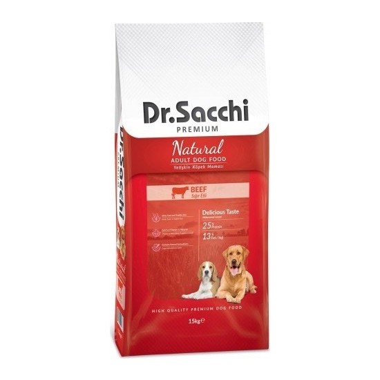Dr.Sacchi Premium Natural Beef Köpek Maması 15 Kg Fiyatı