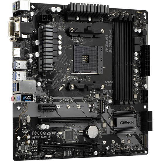 Asrock b450m pro4 установка