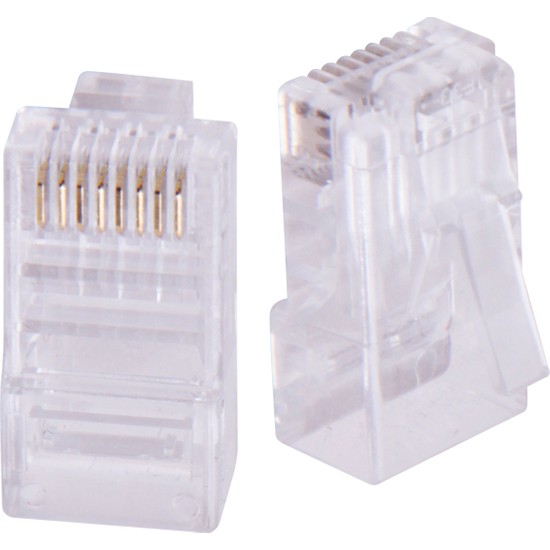 QPORT CAT6 KONNEKTÖR JACK RJ45 50 LİK PAKET Q-J650 Resim-1