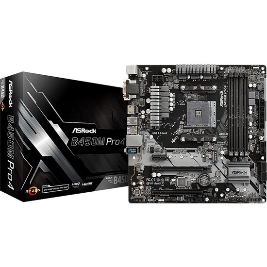 Asrock b450 pro4 установка оперативной памяти