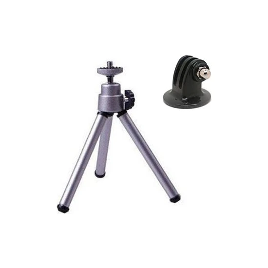 Gplus GP103A Aksiyon Kamera Mini Tripod ve GP03 Tripod Bağlantı Aparatı