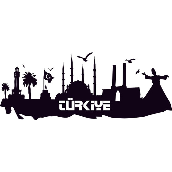 Kirpi Baskı Merkezi Duvar Sticker Türkiye Silüeti Fiyatı Kirpi Baskı Merkezi Duvar Sticker Türkiye Silüeti Fiyatı