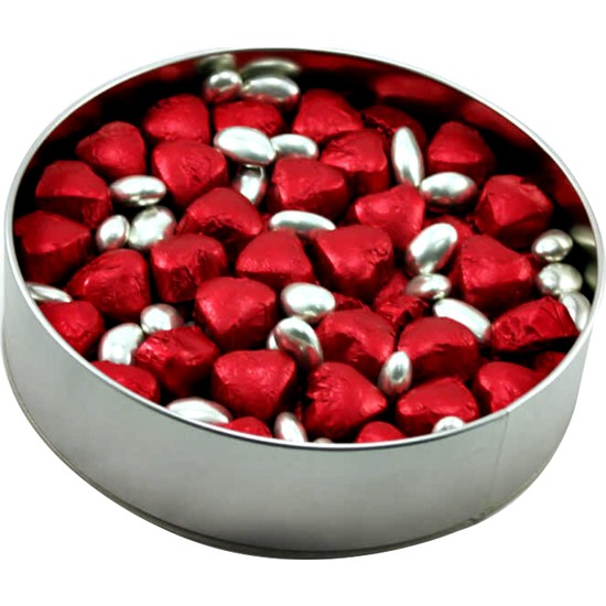 Gondol Çikolata Yeni Yıla Özel Metal Kutuda Kalpli Çikolata Fiyatı