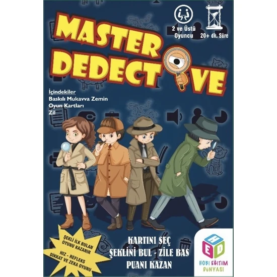 Master Dedektif Hız- Refleks- Dikkat Ve Zeka Oyunu