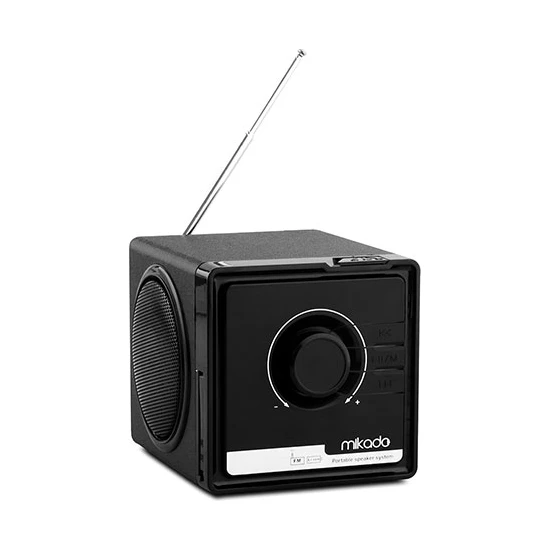 Mikado Bt-236 3W+3W Siyah Sd+Mmc+Fm Destekli Bluetooth Müzik Kutusu
