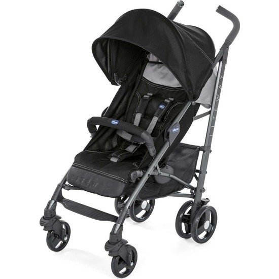 Chicco Lite Way 3 Baston Bebek Arabası Jet Black Fiyatı