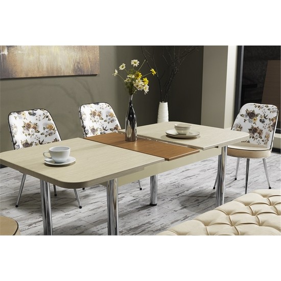 Raudi Mısra Set Masa Takımı 4 Sandalye+Masa+Maxi Bench Fiyatı