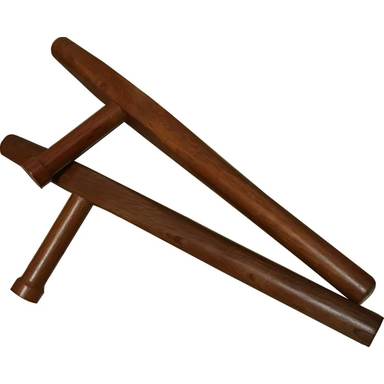 Excalibur Aikido Tonfa Kızıl Meşe Red Oak 61,5 cm C 711 HQ - Çift