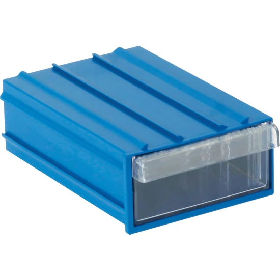 Sembol Plastik Set 102 Mavi Şefaf Plastik Çekmeceli Kutu