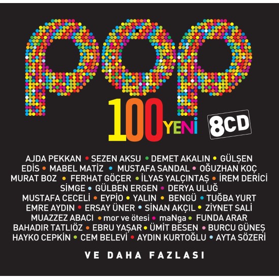 Pop 100 Yeni 8 Cd Set