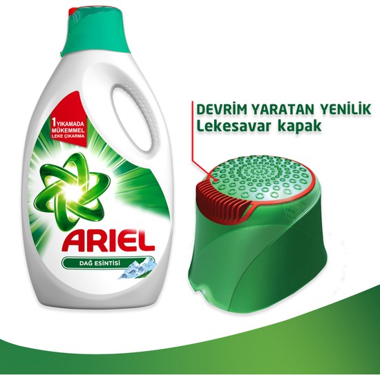 Ariel Sıvı Çamaşır Deterjanı Parlak Renkler 44 Yıkama 4�lü Fiyatı