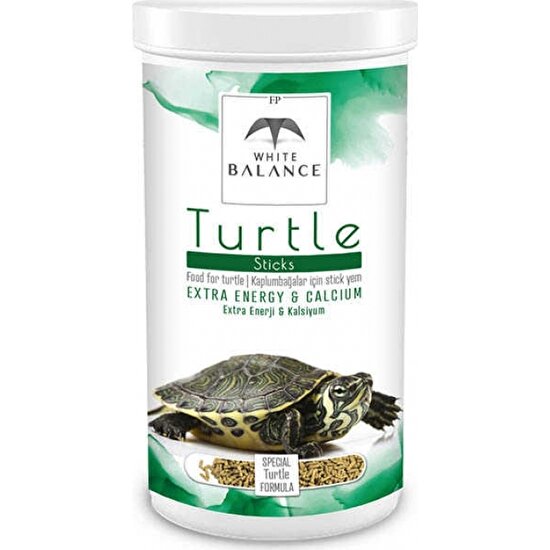 White Balance Turtle Sticks Kaplumbağa Yemi 250 ml Ambalaj