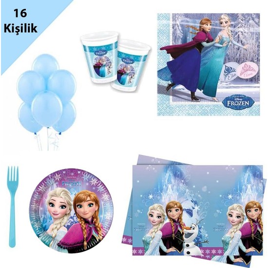 PartiniSeç Elsa, Karlar ülkesi 16 Kişilik 8 Parça Doğum Günü Fiyatı
