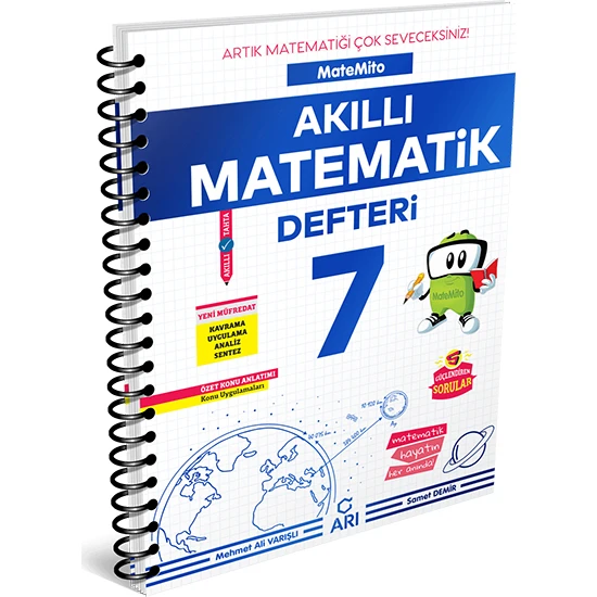 Arı 7. Sınıf MateMito Akıllı Matematik Defteri