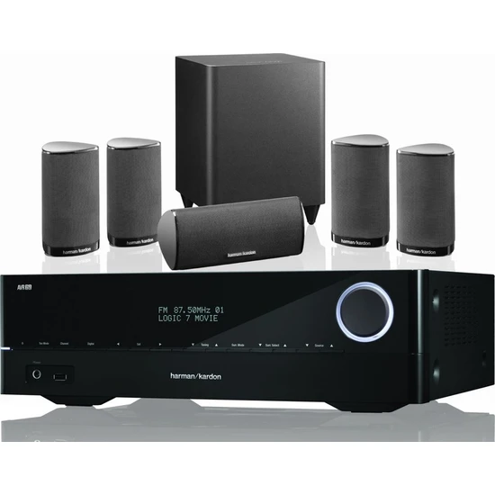 Harman Kardon AVR 151S + HKTS5 Hoparlör HDCOM 1515S Ev Sinema Sistemi