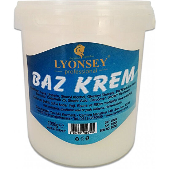 Lyonsey Professional Gold Krem Baz 1000 gr