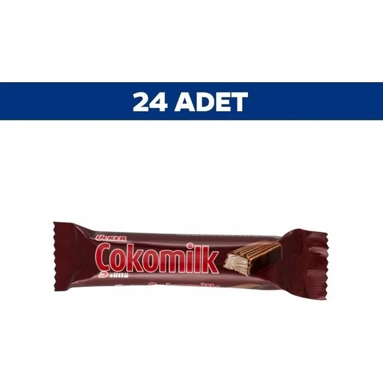 Ülker Çokomilk Çikolata 24 gr x 24'lü