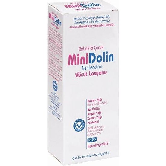 Minidolin Nemlendirici Vücut Losyonu 250 ml