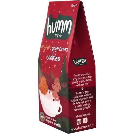 Humm Organic Zencefilli Tarçınlı Kurabiye 6�lı paket Fiyatı