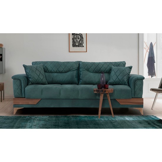 Yıldız Mobilya Bently Salon Takımı Yeşil Fiyatı