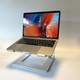 iDock M5 Alüminyum Ergonomik Katlanır Macbook Bilgisayar Standı - Gümüş Renk