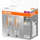 Osram Led Base Filamanlı 7W Sarı Işık E-27 806lm Ampul 2 li Paket