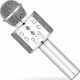 Mucosan WS-858 Profesyonel Ses Kaydı Yapabilen Karaoke Mikrofon WS858 Silver