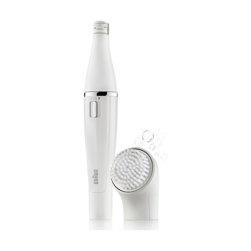 Braun FaceSpa 810 Yüz Epilatörü Ve Temizleme Fırçası Sistemi, Ek Pil İle Birlikte