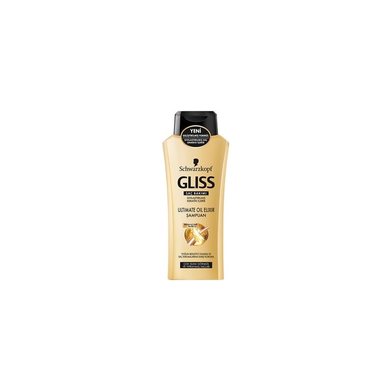 Gliss Kur Ultimate Oil Elixer Yıpranmış Saçlar İçin Şampuan 250ml