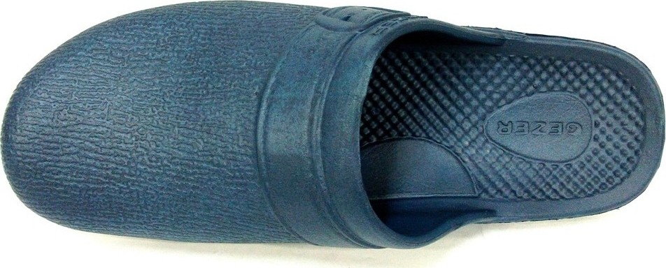Gezer 5843 Erkek Terlik Lacivert Renkli Silikon/Plastik Ev Kullanımına Uygun Düz Topuk görsel 2