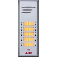 AUDIO 004849 Basic Serisi Çift Butonlu Zil Paneli 10LU