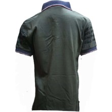 Petito Petitox Çocuk Erkek Polo Yaka Baskılı T-Shirt 4023 - Haki - 8 Yaş