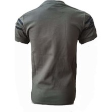 Petitox Çocuk Erkek Baskılı T-Shirt 4003 - Haki - 8 Yaş