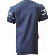 Petitox Çocuk Erkek Baskılı T-Shirt 4003 - Lacivert - 8 Yaş