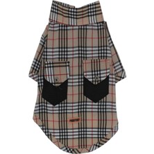 Pawstar Bej Ekose Cepli Büyük Irk Gömlek