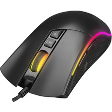 HP M220 4800 Dpi Rgb Ledli Gaming Kablolu Oyuncu Mouse