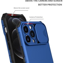 Mooncase iPhone 12 Pro Max Pc + Yumuşak Tpu Kamera Sürgülü Pencere Koruyucu Kılıf - Beyaz  (Yurt Dışından)